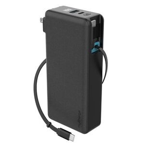 MyCharge -  20000mAh 67W RetractaCharger + Power Bank Black